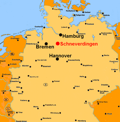 Übersichtskarte Norddeutschland